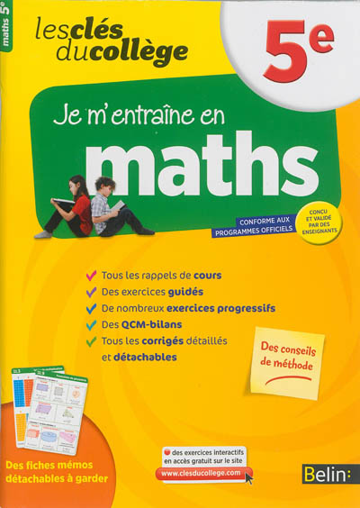 Clés du collège - Maths 5e 
