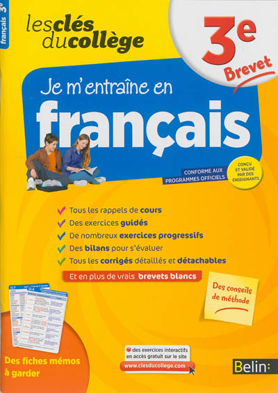 Clés du collège - Français 3e - Brevet 