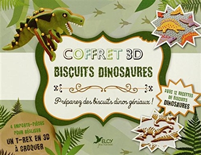 Coffret 3D Biscuits dinosaures