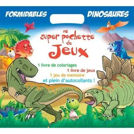 Ma super pochette de jeux - Formidables Dinosaures