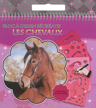 Les chevaux - Bloc à dessin récréatif