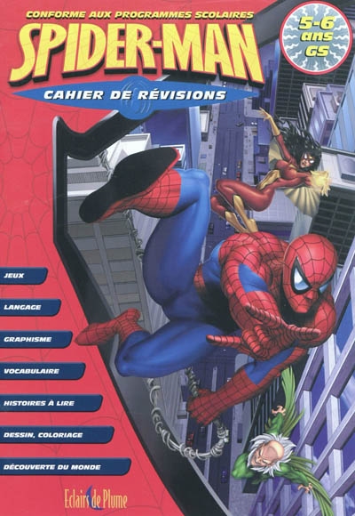 Cahier de révisions Spider-Man GS - 5-6 ans