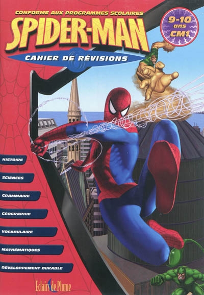 Cahier de révisions Spider-Man CM1 - 9-10 ans