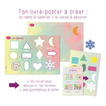 Ton livre poster à créer : les formes