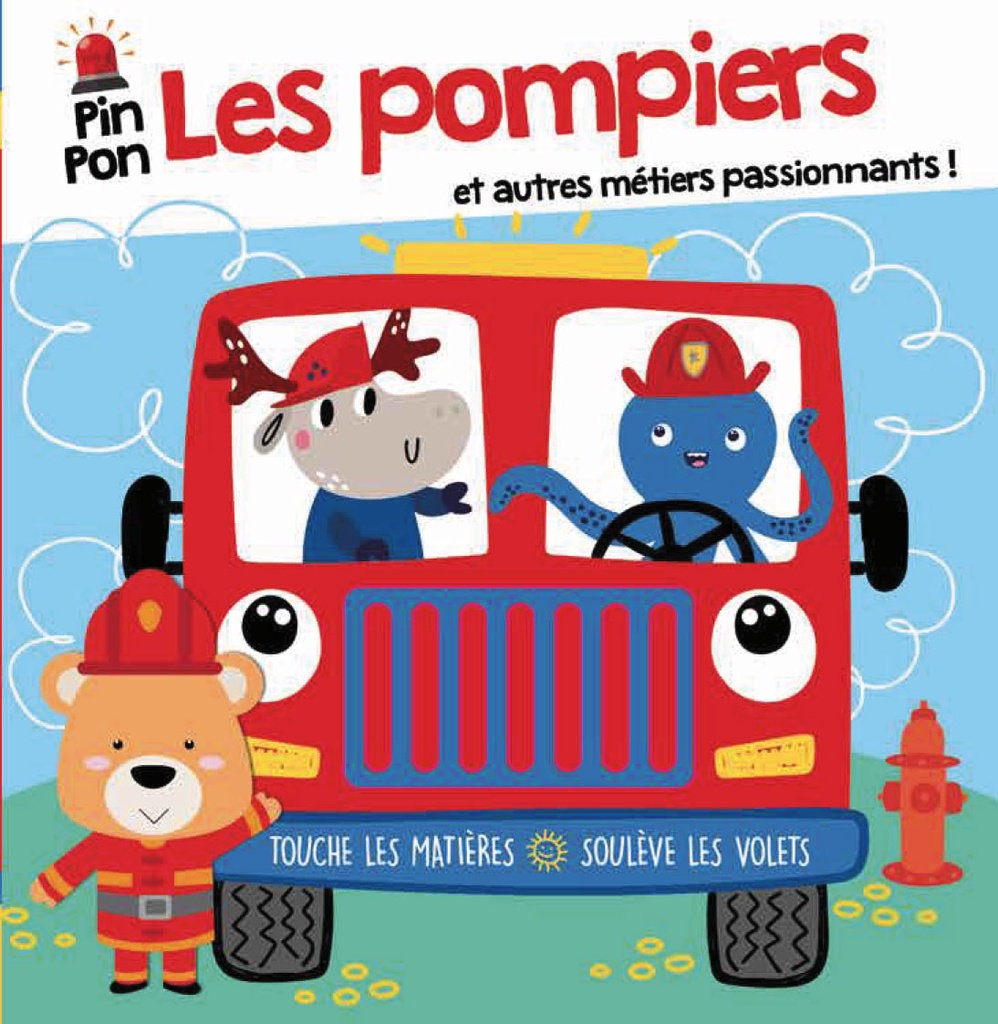Pin pon les pompiers et d'autres métiers - Volets