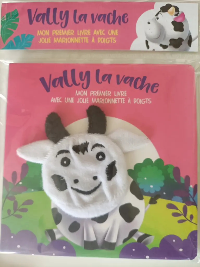Livre peluche - Vally la vache