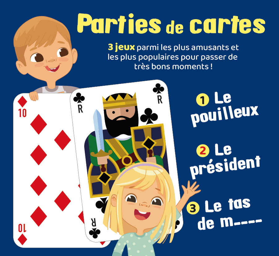 Boîte de jeu - Parties de cartes bleu (1)