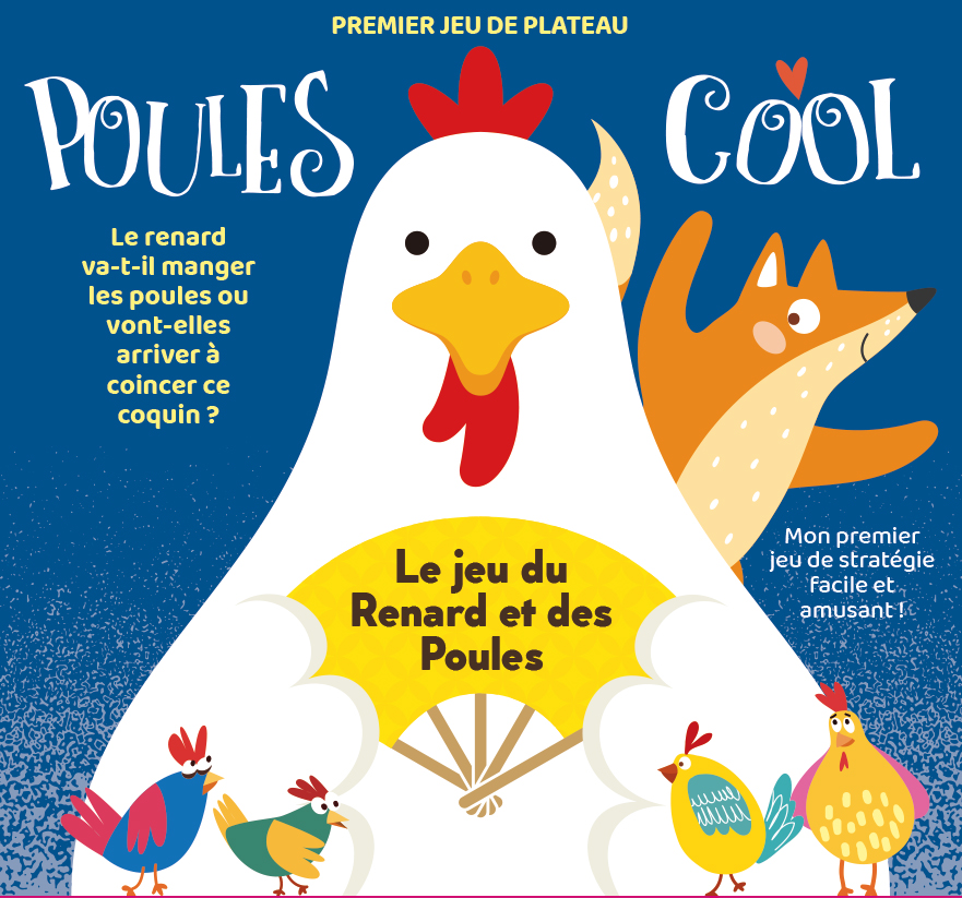 Boîte de jeu - Poules cool