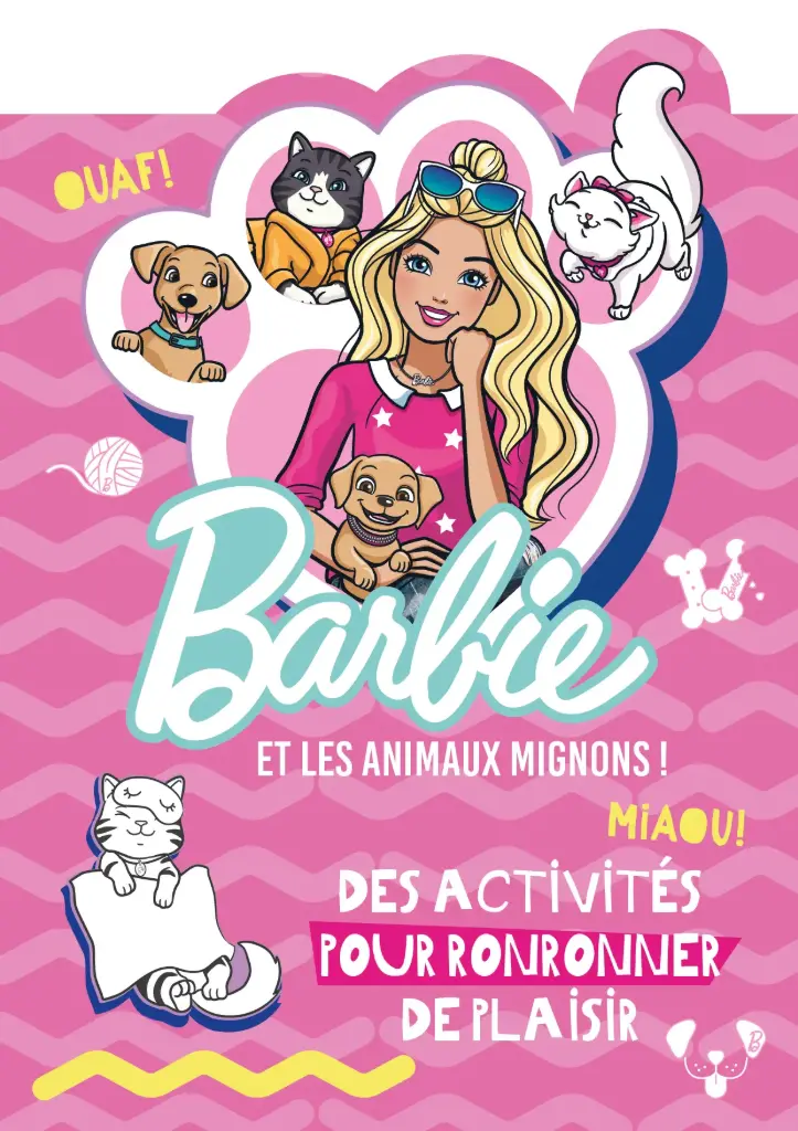 Barbie et les animaux mignons (découpé)