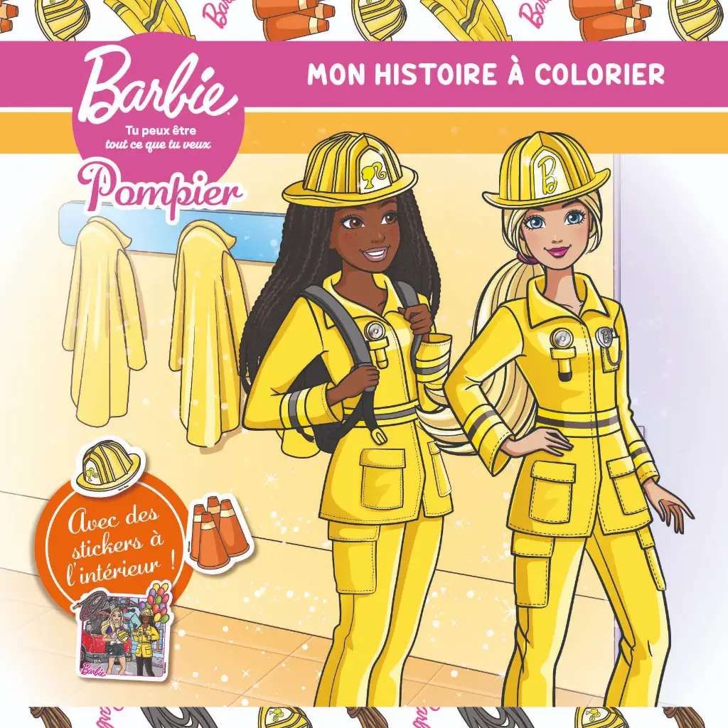 Mon histoire à colorier - Barbie pompier