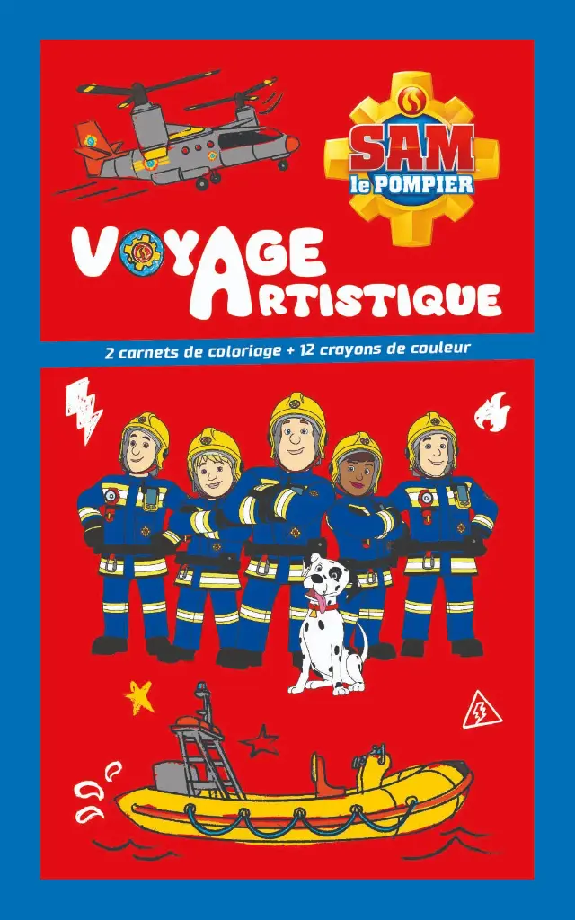 Voyage Artistique - Sam le pompier TRAVEL KIT