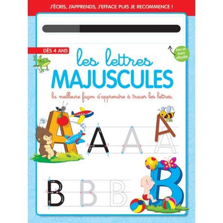 Livre effaçable - Les Lettres Majuscules