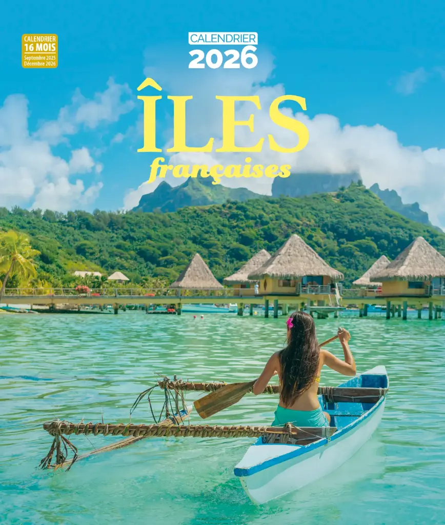 Calendrier 2026 - Les îles françaises