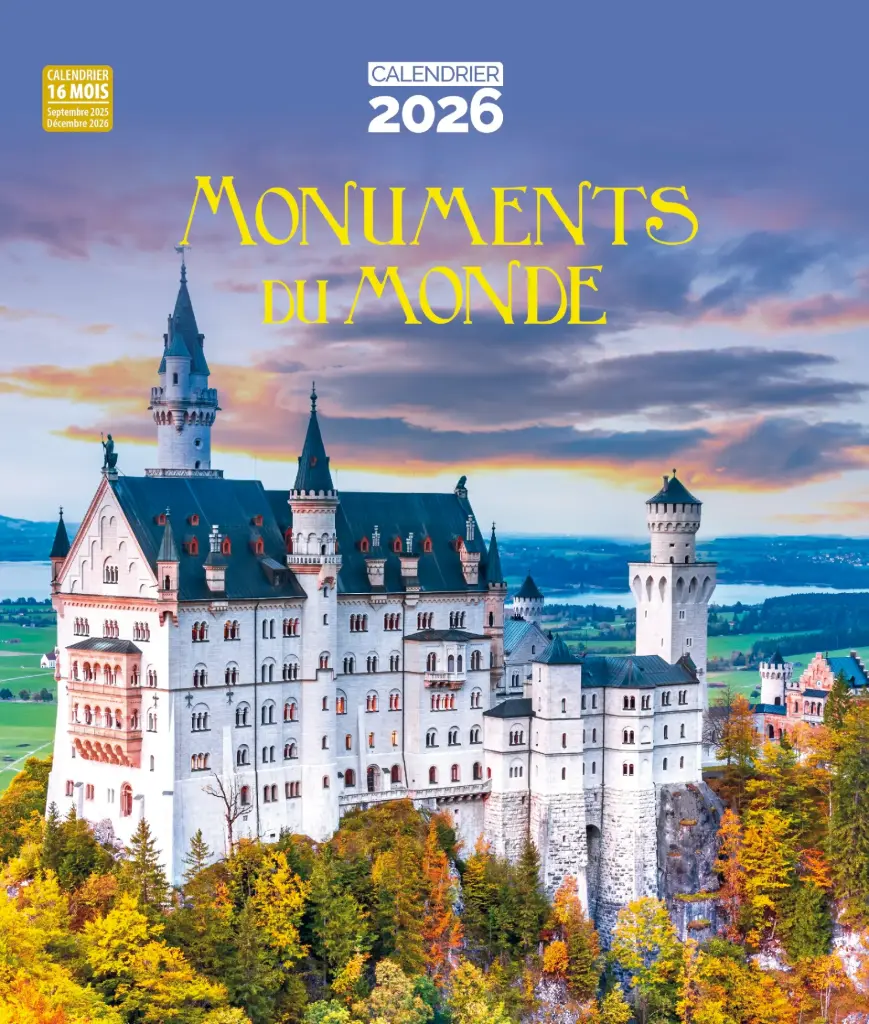 Calendrier 2026 - Monuments du monde