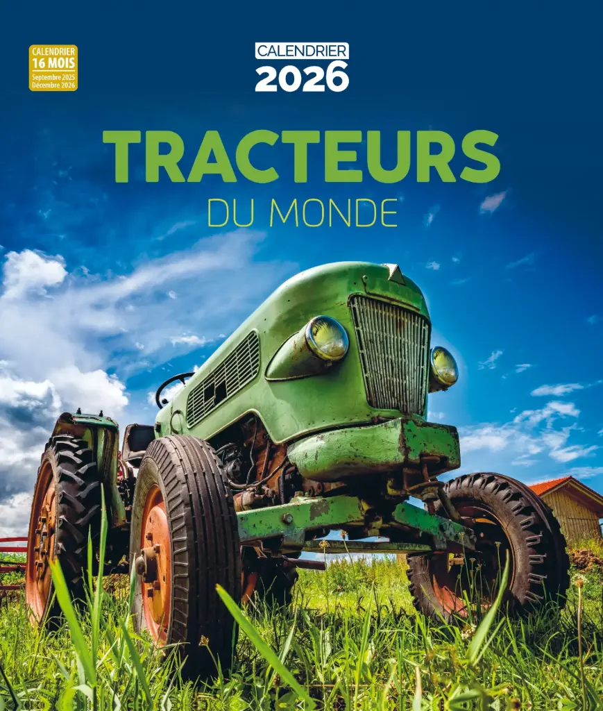 Calendrier 2026 - Tracteurs du monde