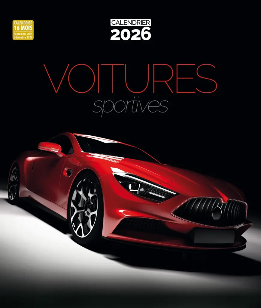 Calendrier 2026 - Voitures sportives