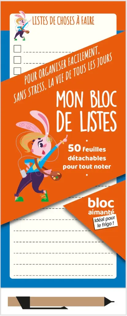 To do list - Orange+ 1 stylo