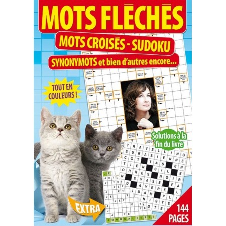 Mots fléchés, mots croisés, sudoku (chat)