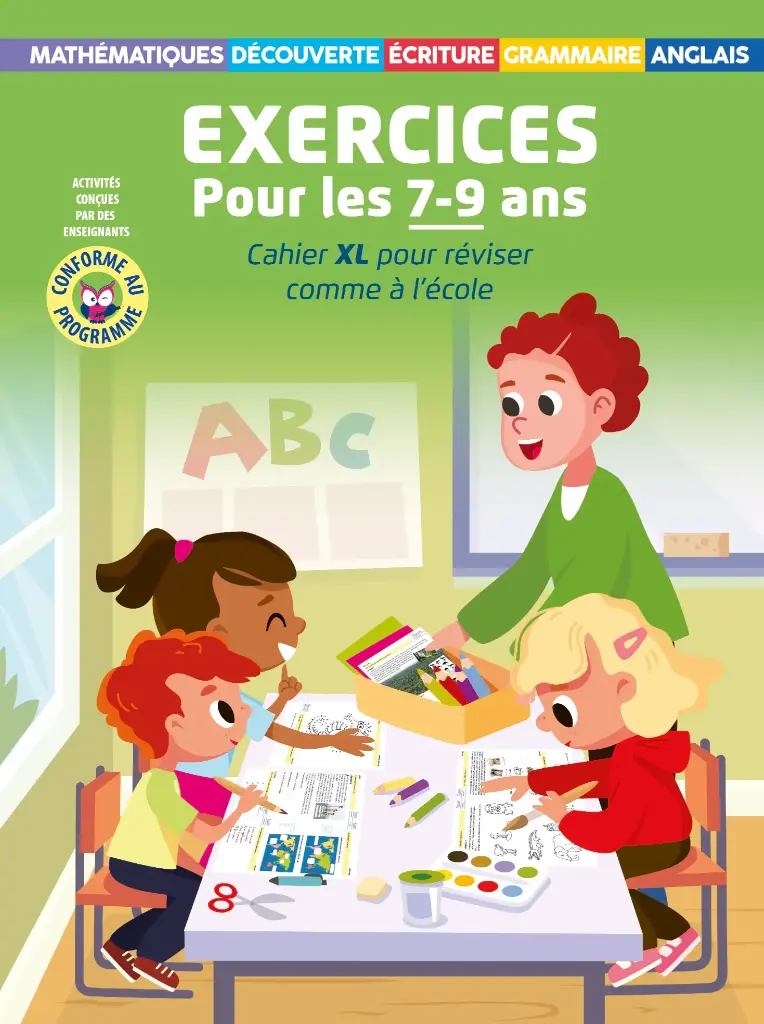 Cahier XL - Exercices pour les 7-9 ans