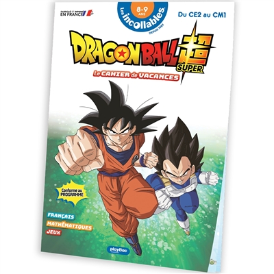 Cahiers de vacances CE2 au CM1 Dragon ball