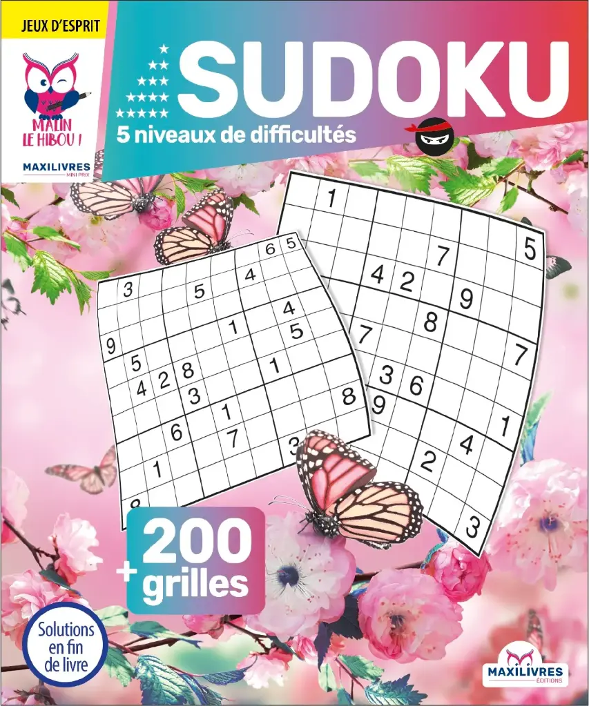 Hibou malin - Sudoku 2 - 200 grilles