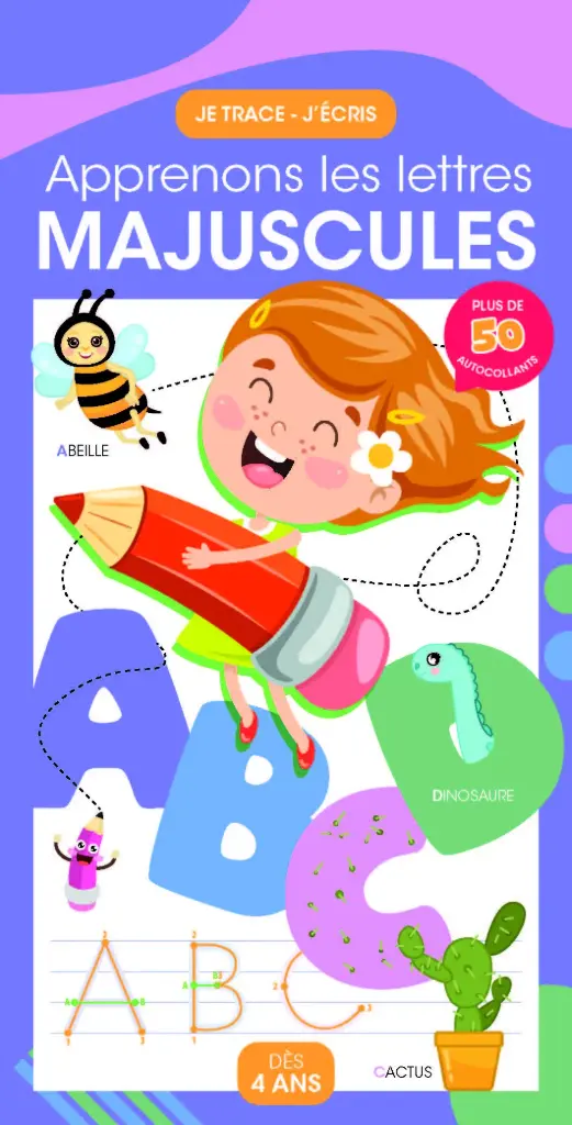 Apprenons les lettres majuscules - Je trace, j'écris