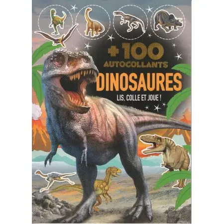 Les dinosaures (+ de 100 autocollants)