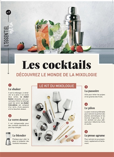 LES COCKTAILS - DECOUVREZ LE MONDE DE LA MIXOLOGIE