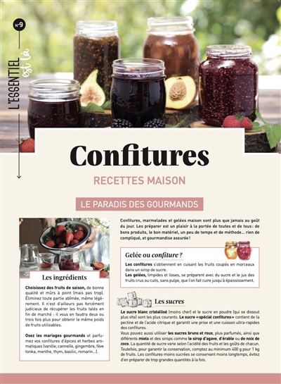 CONFITURES - RECETTES MAISON