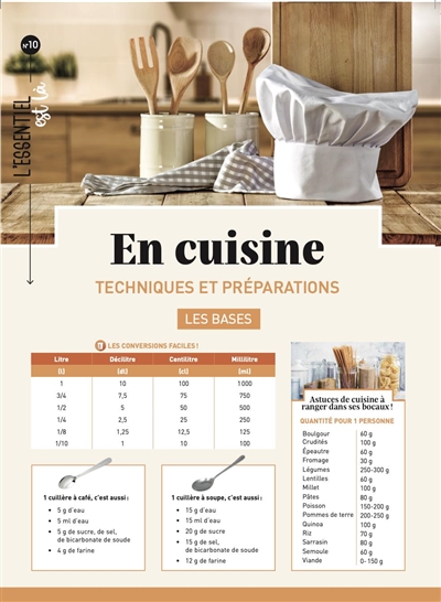 EN CUISINE - TECHNIQUES ET PREPARATIONS