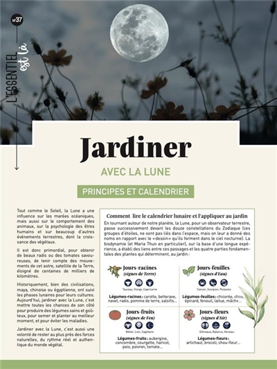 JARDINER - AVEC LA LUNE
