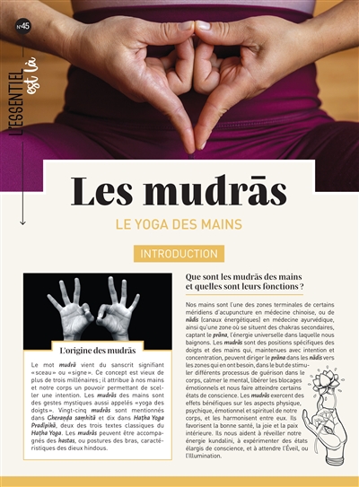 LES MUDRAS - LE YOGA DES MAINS