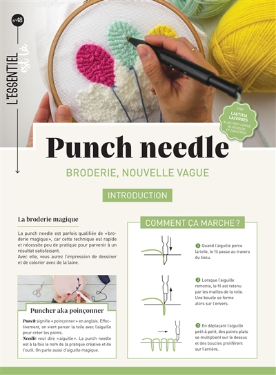 PUNCH NEEDLE - BRODERIE NOUVELLE VAGUE