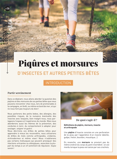 PIQURES ET MORSURES - D'INSECTES ET AUTRES PETITES BETES