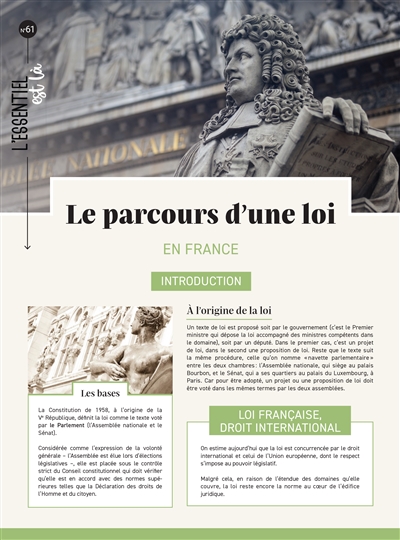 LE PARCOURS D'UNE LOI - EN FRANCE