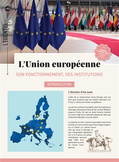 L'UNION EUROPEENNE - SON FONCTIONNEMENT, SES INSTITUTIONS