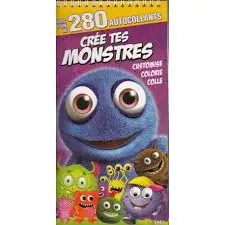 Crée tes monstres - Customise, colorie, colle