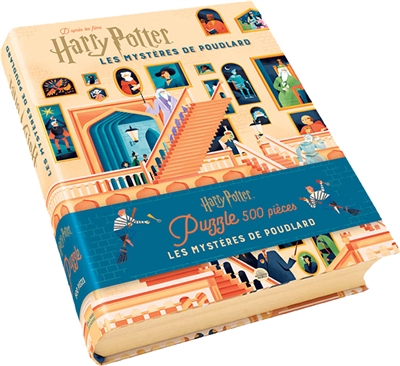 HARRY POTTER, LES MYSTERES DE POUDLARD - LIVRE ET PUZZLE 3421