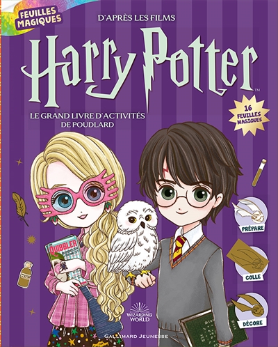 HARRY POTTER - LE GRAND LIVRE D'ACTIVITES DE POUDLARD - FEUILLES MAGIQUES 0114