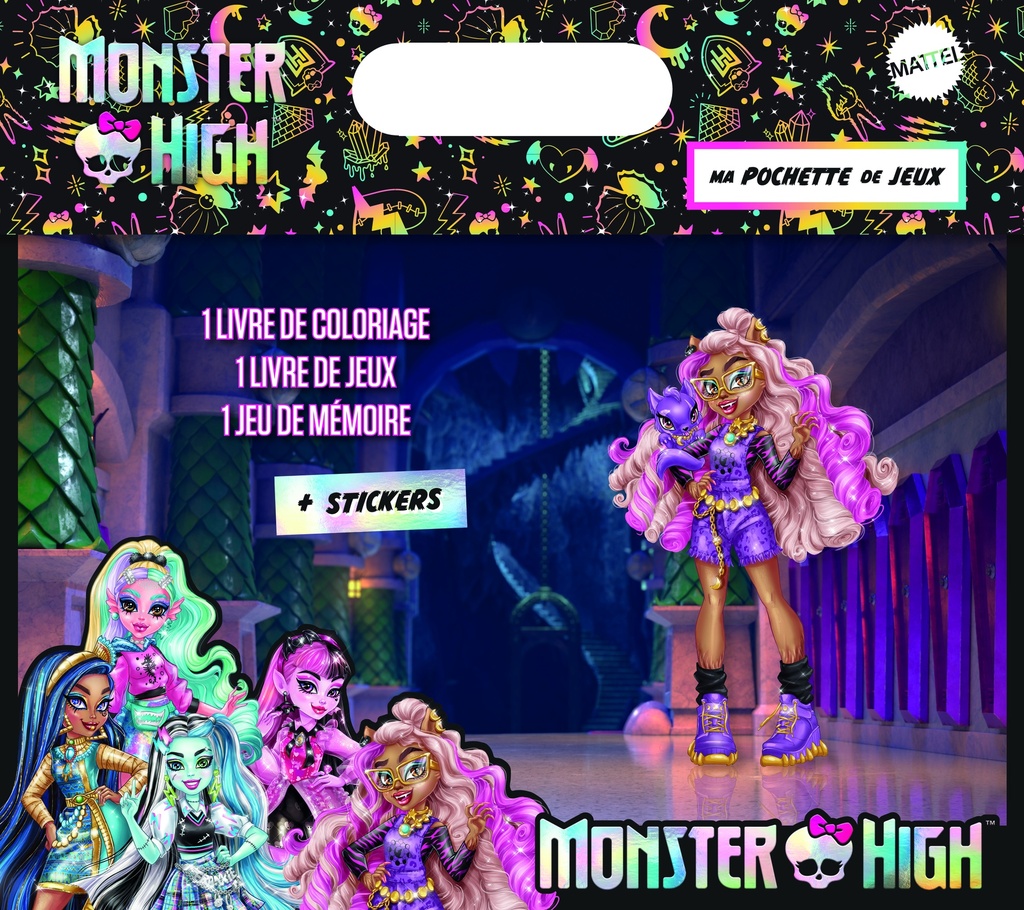 MONSTER HIGH - Ma pochette de jeux