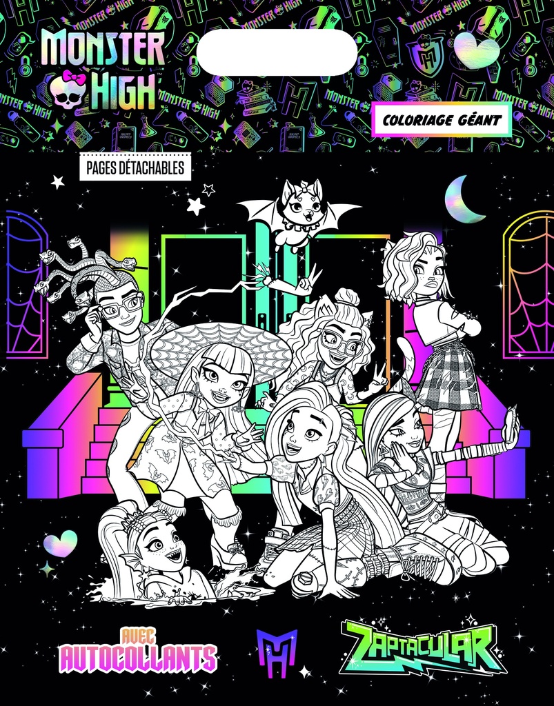 MONSTER HIGH - Coloriages géant (corrigé)