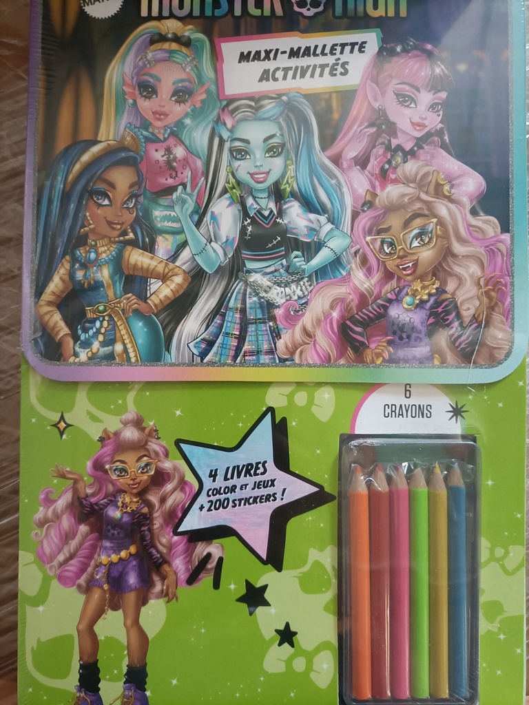 MONSTER HIGH - Maxi mallette activités