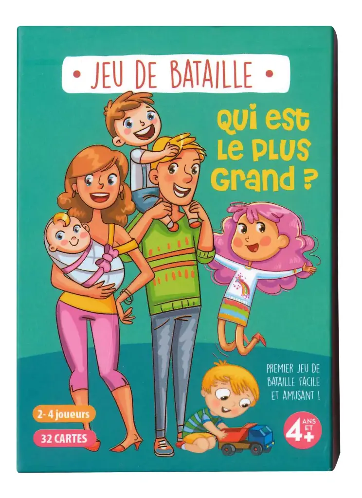 Boite - Jeu de bataille - Qui est le plus grand ?