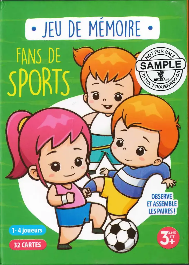 Boite - Jeu de mémoire - Fans de sports