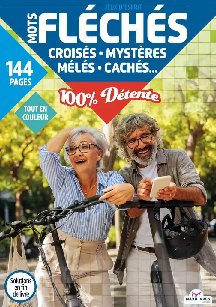 Mots fléchés, croisés... 100% détente (Couple Vélo)