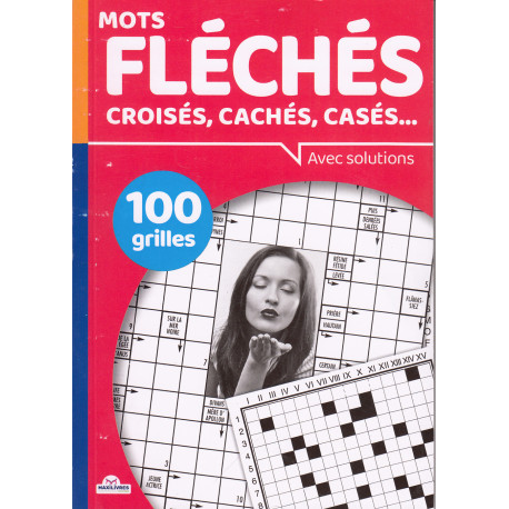 Mots Fléchés croisés, casés... (rouge)