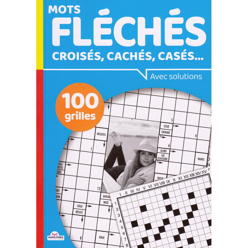 Mots Fléchés croisés, casés... (bleu)