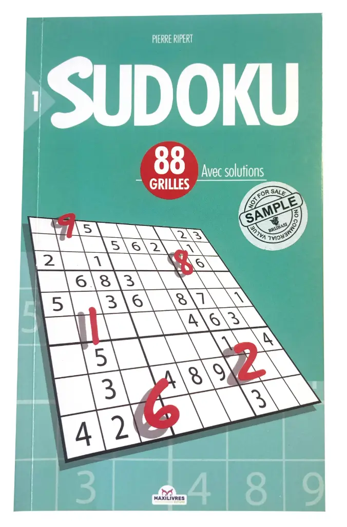 Sudoku 88 grilles N°1 avec solutions