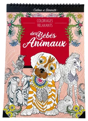 [SDP9022] Relax-Art BÉBÉ ANIMAUX - BlocPad Spirale