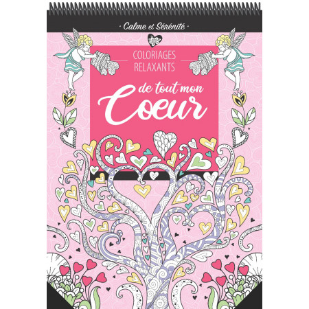 [SDP9122] Relax-Art COEUR - BlocPad Spirale